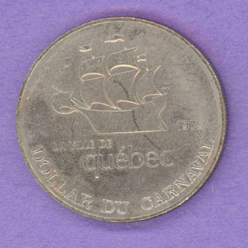 1979 Quebec City Quebec Trade Dollar or Token 1960 Effigy City Crest